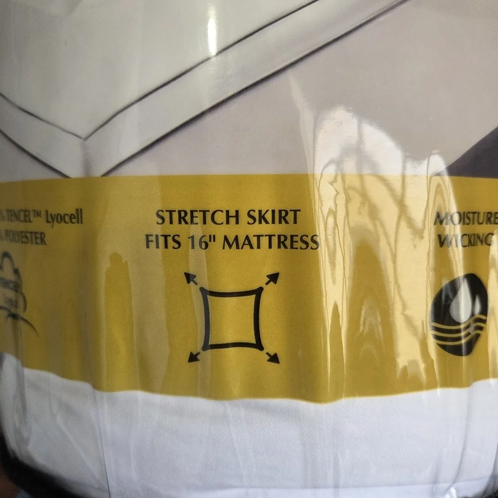 Hotel Suite Tencel Cooling Hypoallergenic Twin Size 2inch Mattress Topper